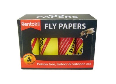 RENTOKIL FF40 FLY PAPERS (4)