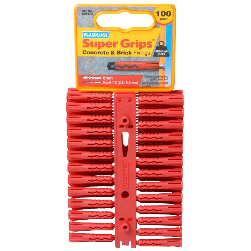 PLASPLUG SUPERGRIP RED SRP502