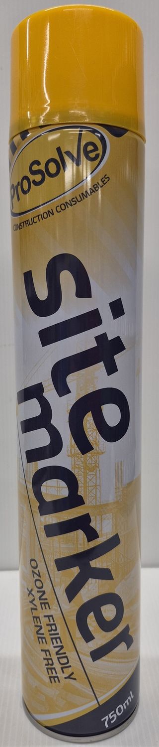 Prosolve  line marking paint 750ml yellow