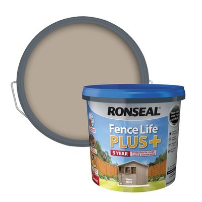 RONSEAL FENCE LIFE PLUS WARM STONE  5L