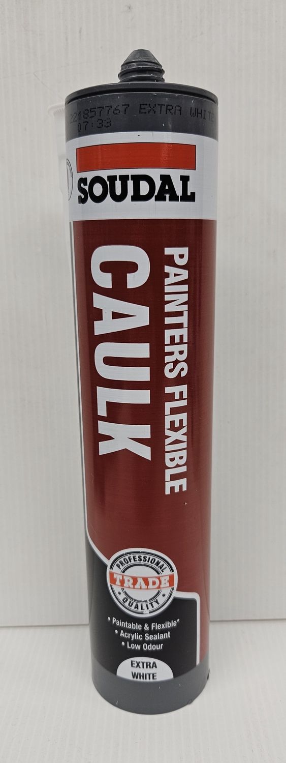 SOUDAL PAINTERS FLEXIBLE CAULK EXTRA WHITE