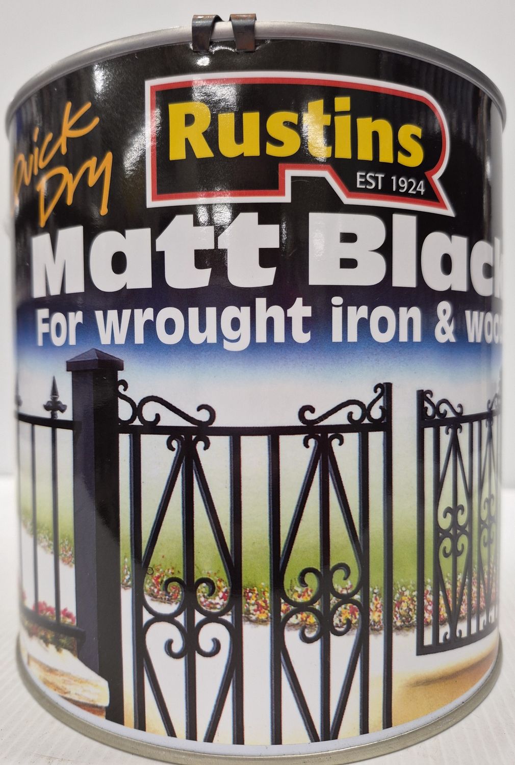 RUSTINS QUICK DRY MATT BLACK 2.5L