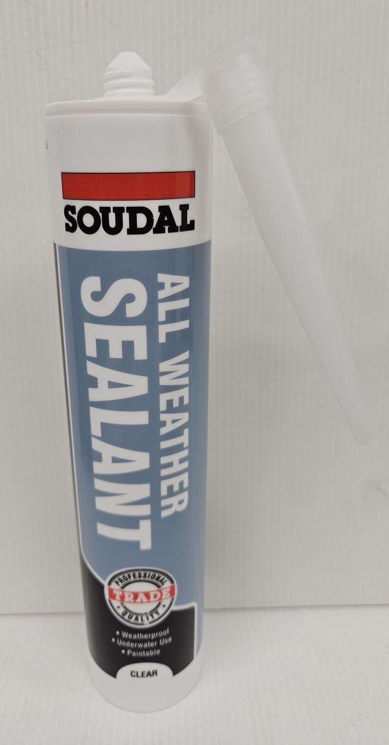 SOUDAL ALL WEATHER SEALANT CLEAR
