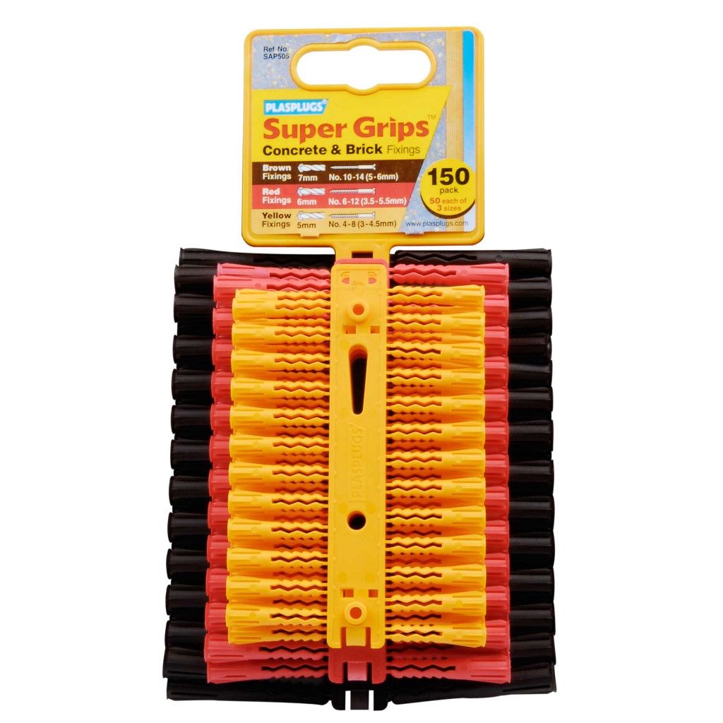 SUPERGRIPS CONCRETE AND BRICK FIXINGS 150