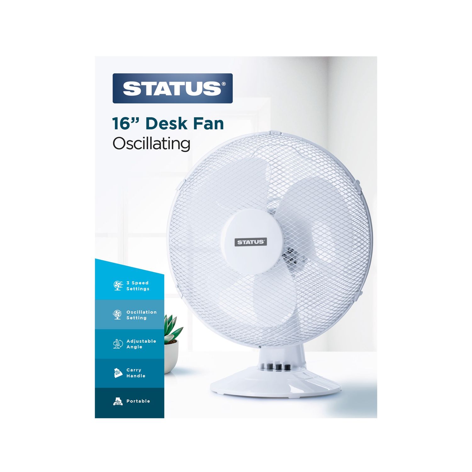 STATUS 16” DESK FAN