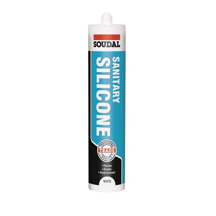SOUDAL SANITARY SILICONE WHITE