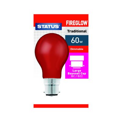 Status BC Fireglow 60W Bulb