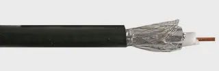 SATELLITE CABLE BLACK PER METRE