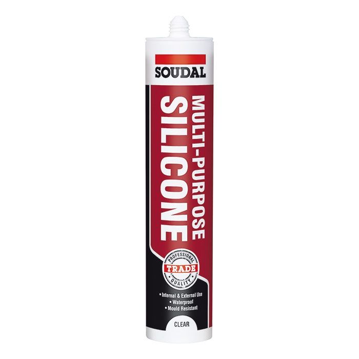 SOUDAL M/PURPOSE SILICONE CLEAR