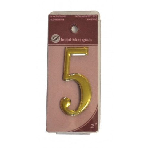 SMALL NUMBER 5 GOLD