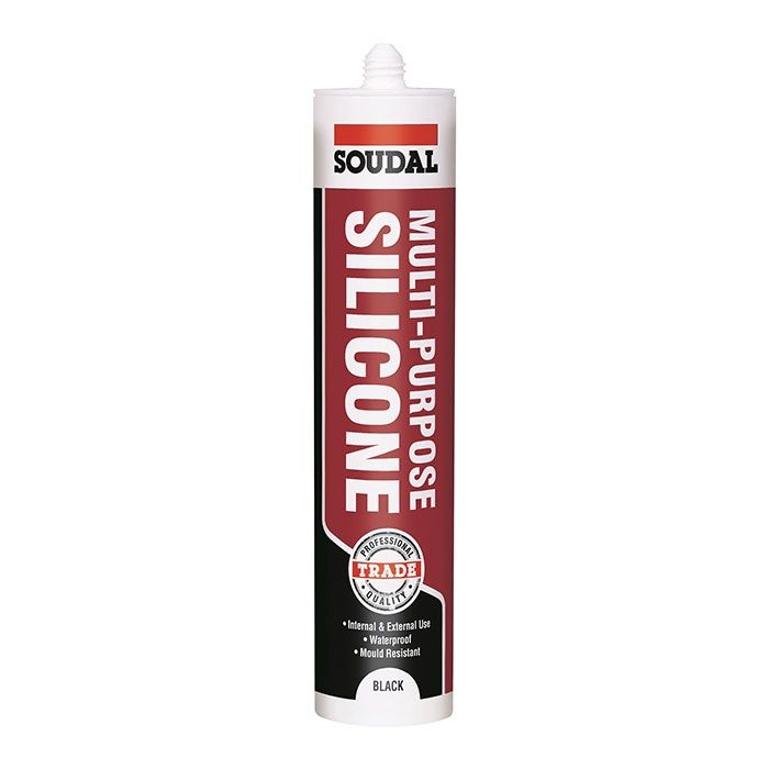 SOUDAL MULTI PURPOSE SILICONE BLACK