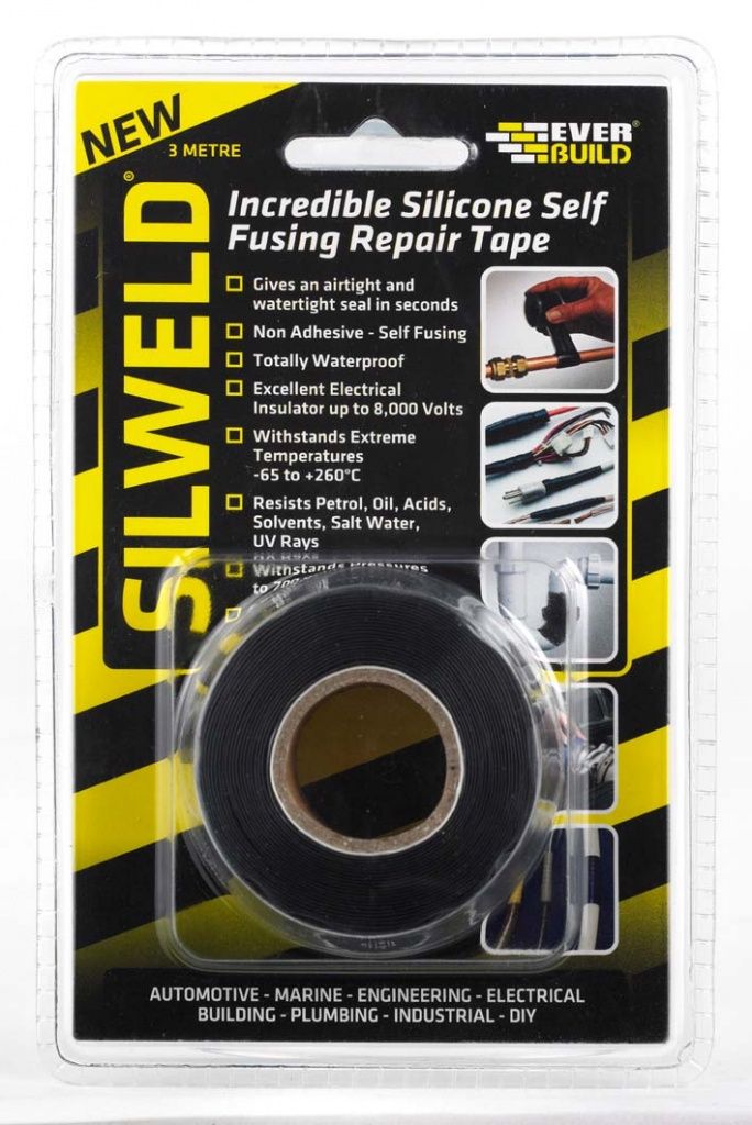 SILWELD SILICONE REPAIR TAPE BLACK