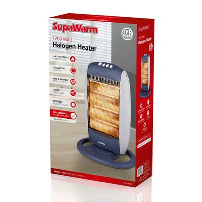 Supawarm 1200w halogen heater