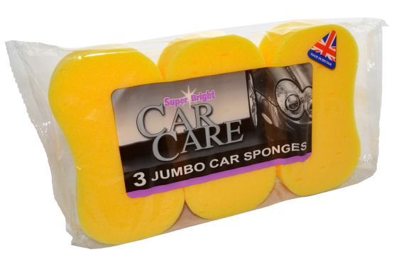 SUPERBRIGHT CAR SPONGE 3 PACK