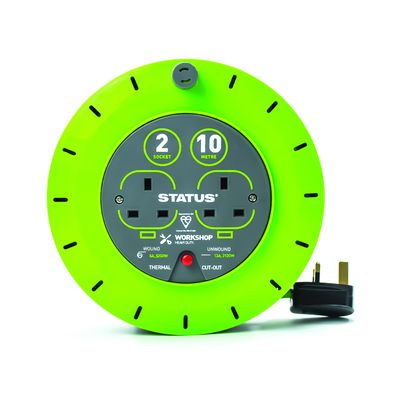 Status 10 Metre Extension Lead Reel