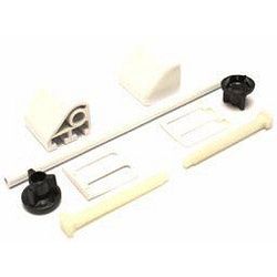 WHITE TOILET SEAT FITTING KIT