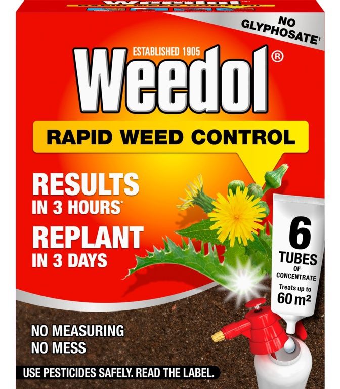 Weedol Rapid Weed Control x 6 Tubes