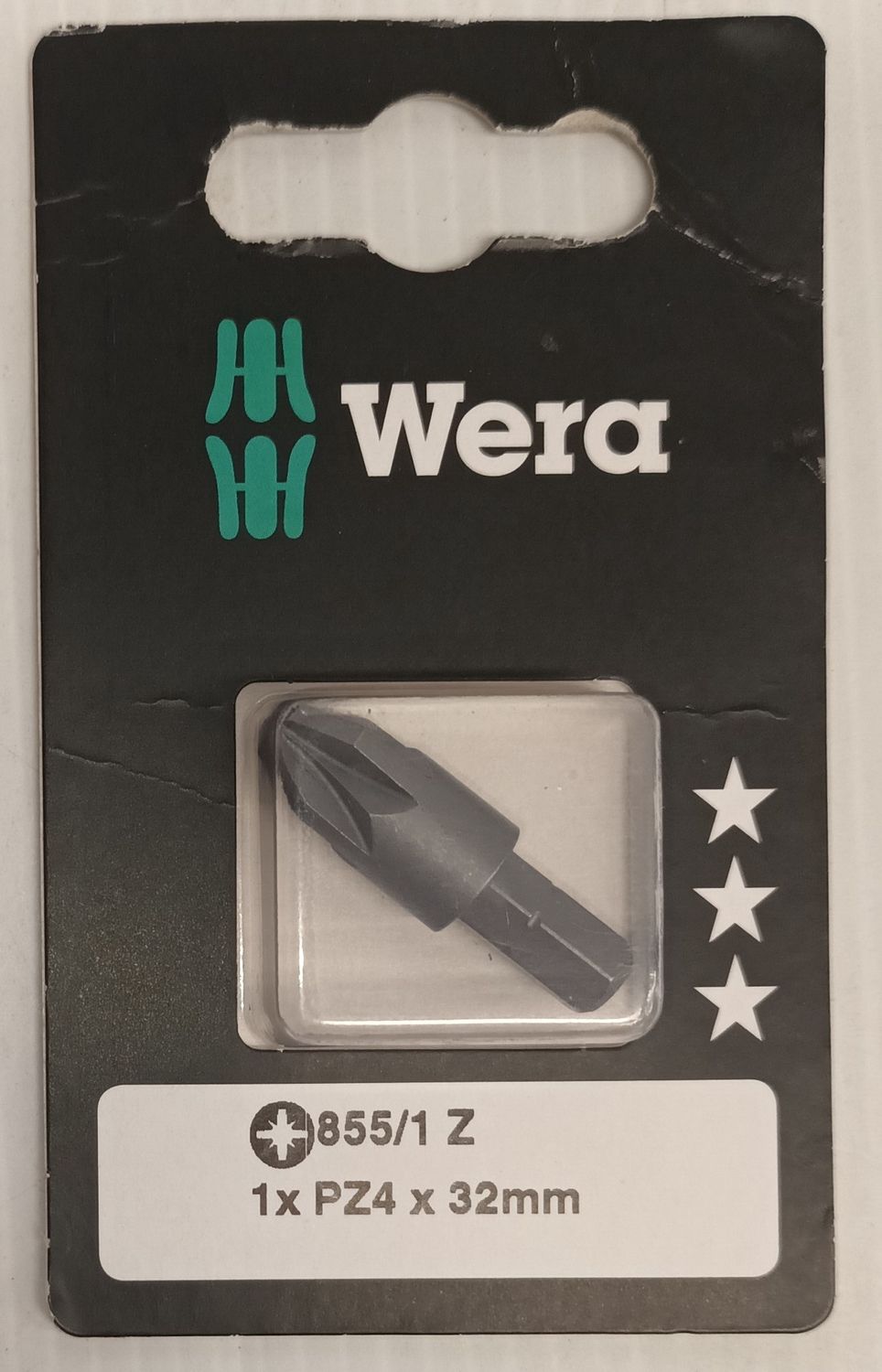 WERA PZ4 X 32MM SCREWDRIVER BIT