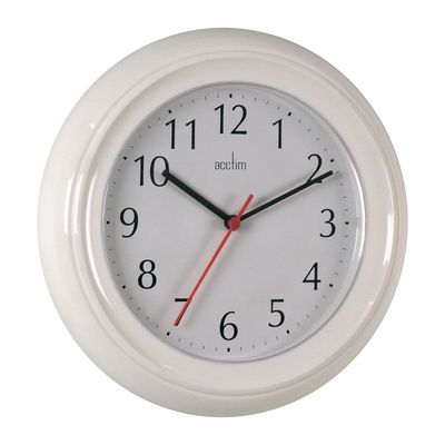 WYCOMBE WALL CLOCK WHITE