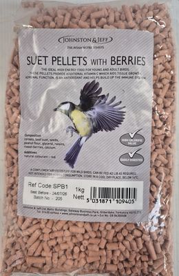 Suet Pellets &amp; Berries 1KG SPB1