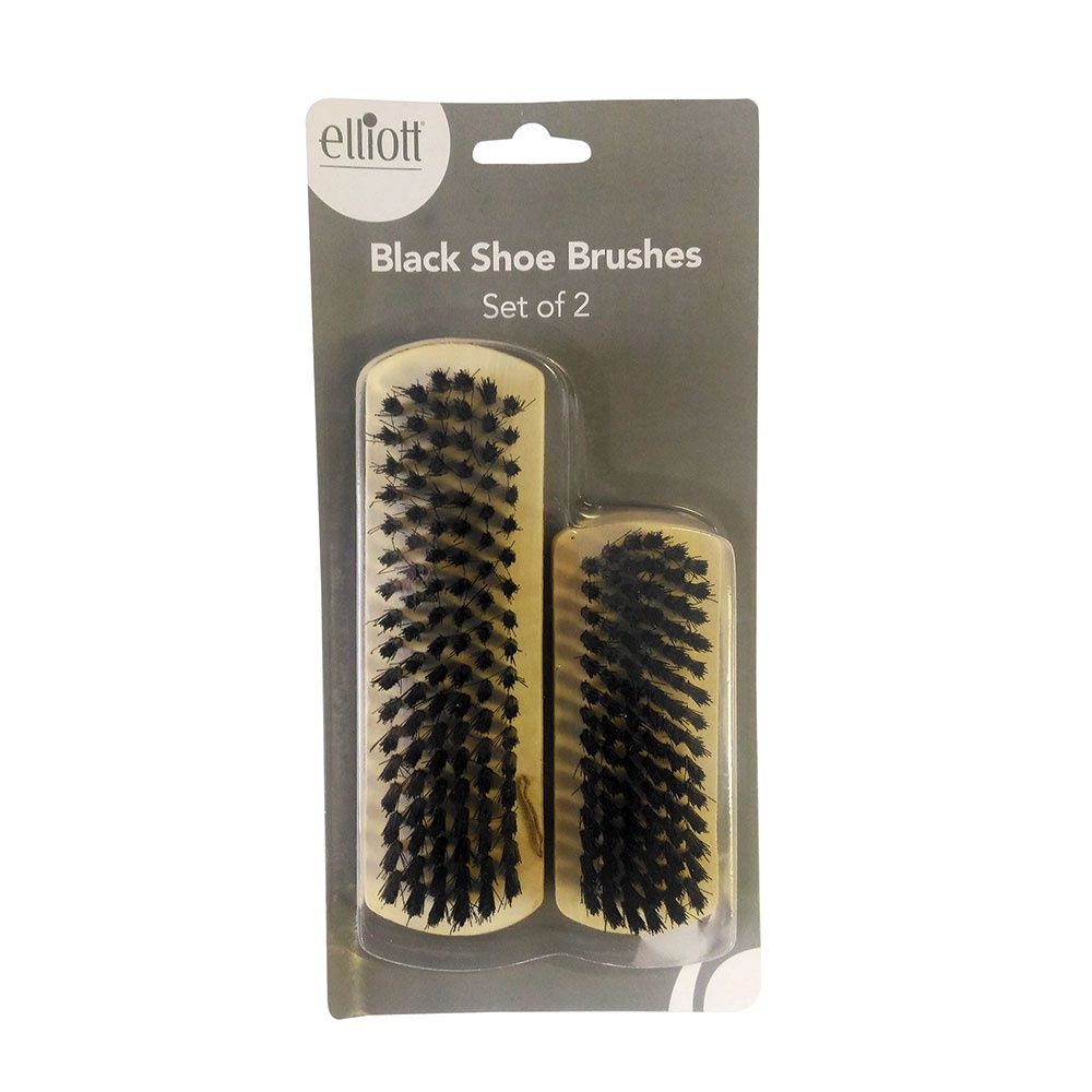WOODEN SHOE BRUSH SET