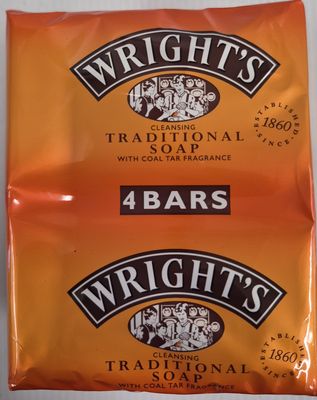 WRIGHTS COAL TAR SOAP PK4