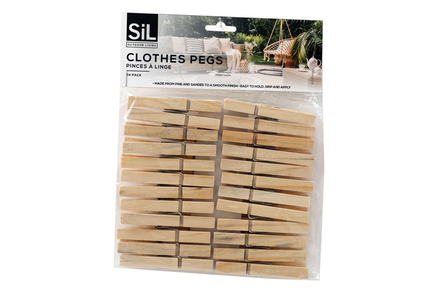 WOODEN CLOTHES PEGS