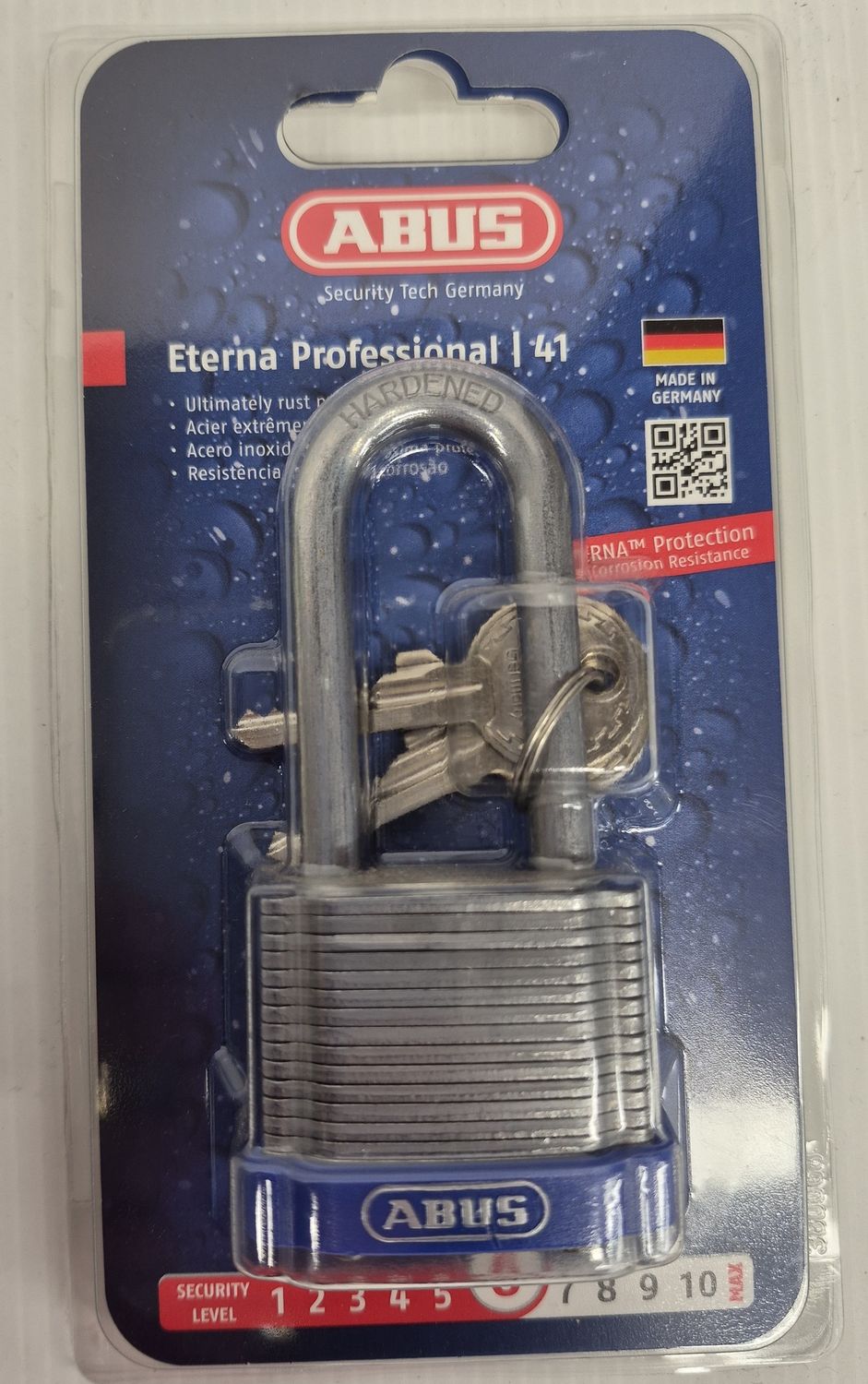 41/40HB LONG SHACKLE LAMINATE PADLOCK