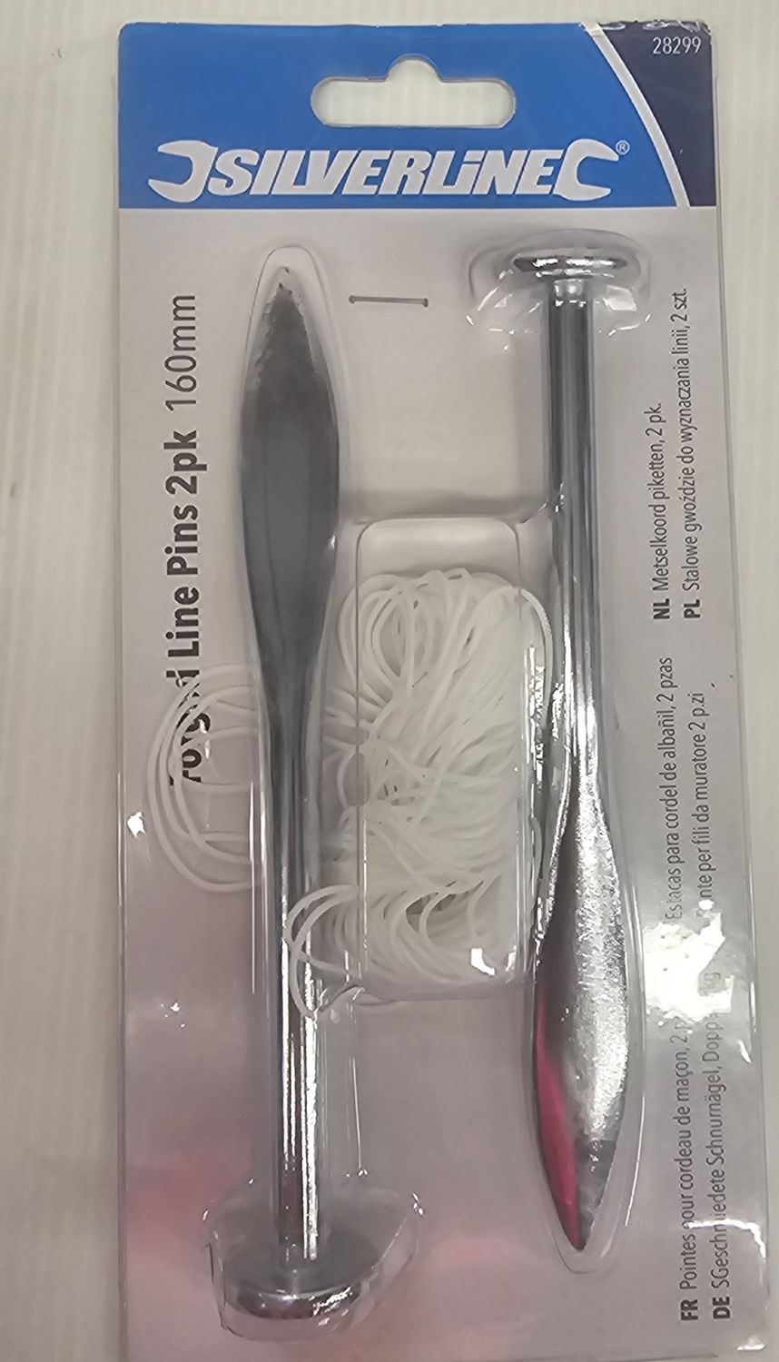 160MM LINE PINS 2PK