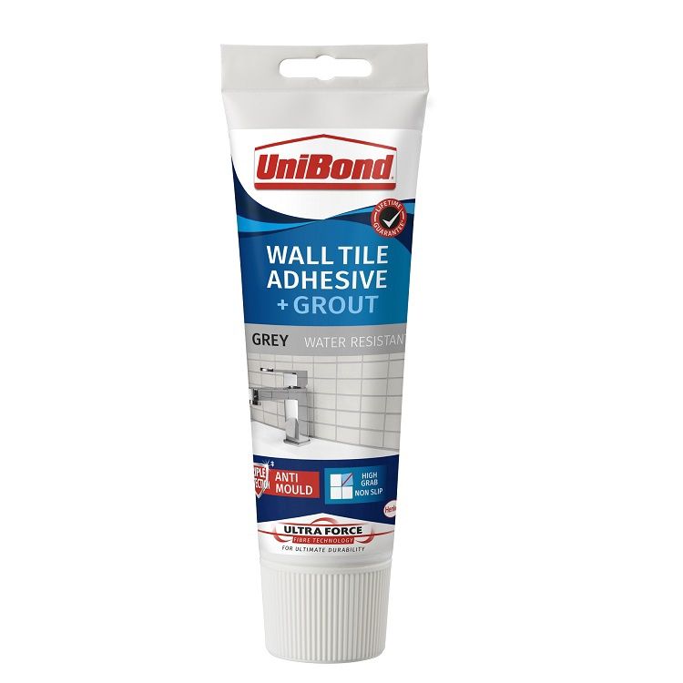 UNIBOND WALL TILE ADHESIVE + GROUT GREY