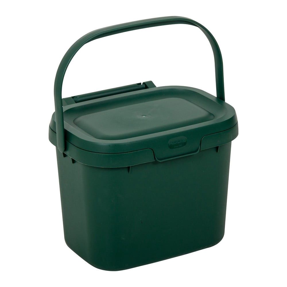 ADDIS KITCHEN COMPOST CADDY GREEN