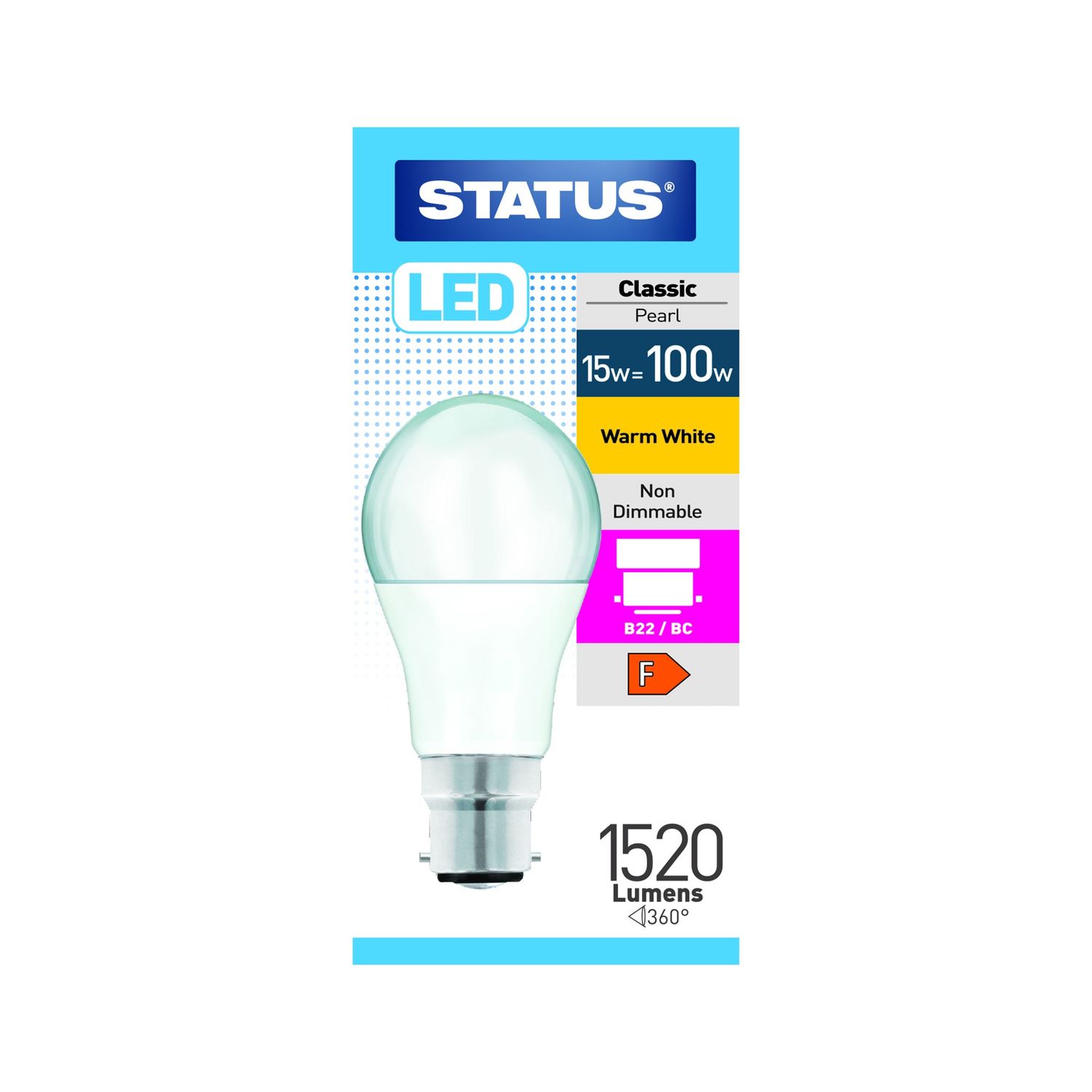 15W BC LED GLS BULB