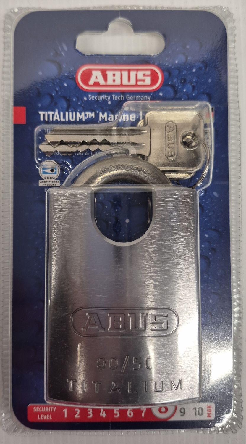 90RK/50C TITALIUM PADLOCK CLOSE SHACKLE