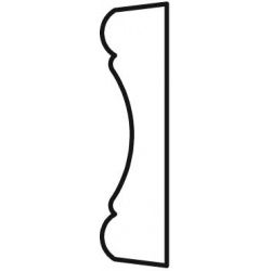 2.4M X 8MM X 30MM DECORATIVE COVER MOULDING