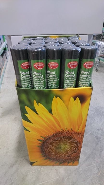 WEED CONTROL 20M X 1M +50% FREE