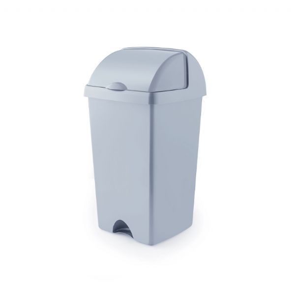 ADDIS ECO 50L ROLL TOP BIN LIGHT GREY