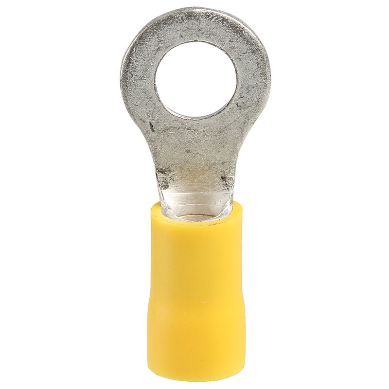 6MM INSULATED RING TERMINAL YELLOW