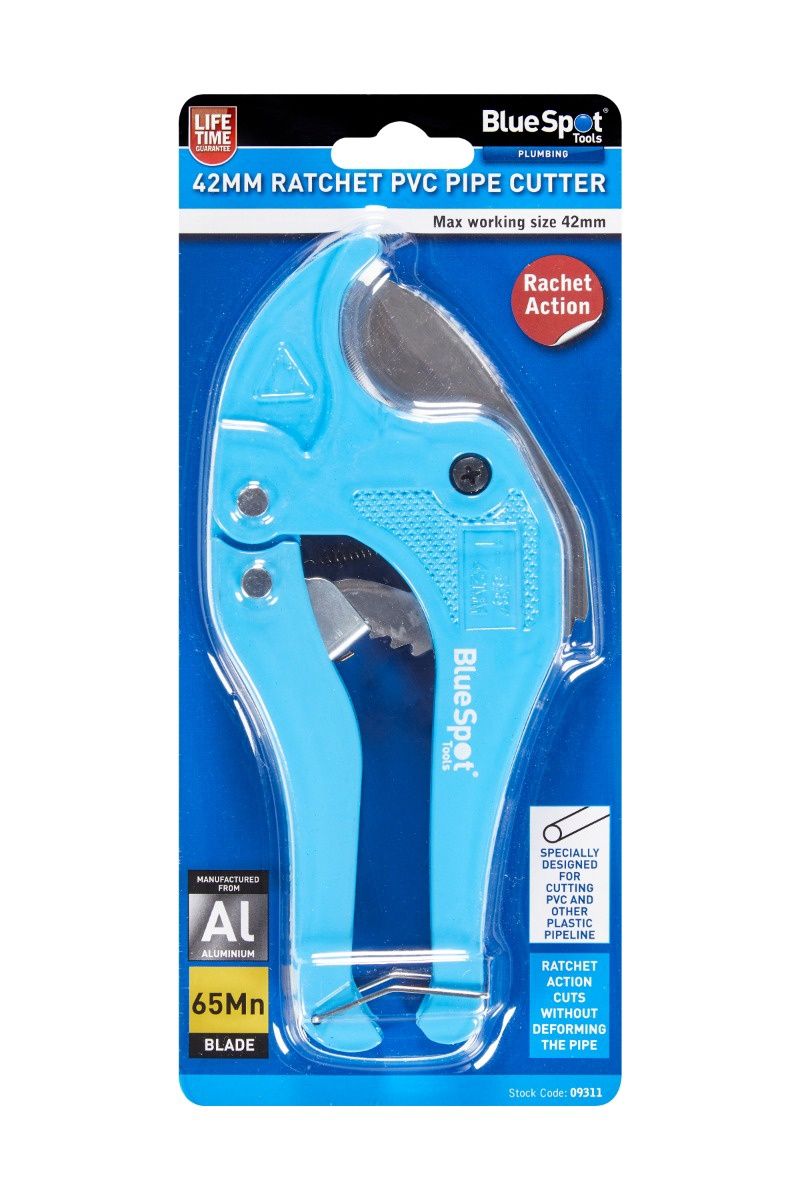 BLUESPOT RATCHET PVC PIPE CUTTER