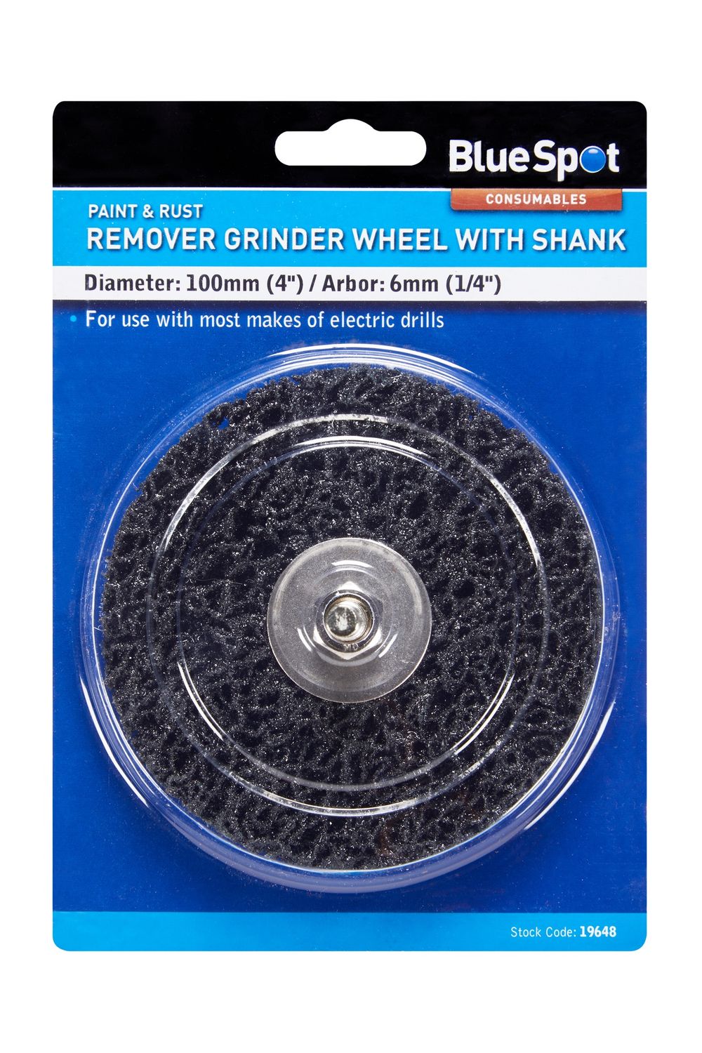 BLUESPOT RUST REMOVER WHEEL 4"
