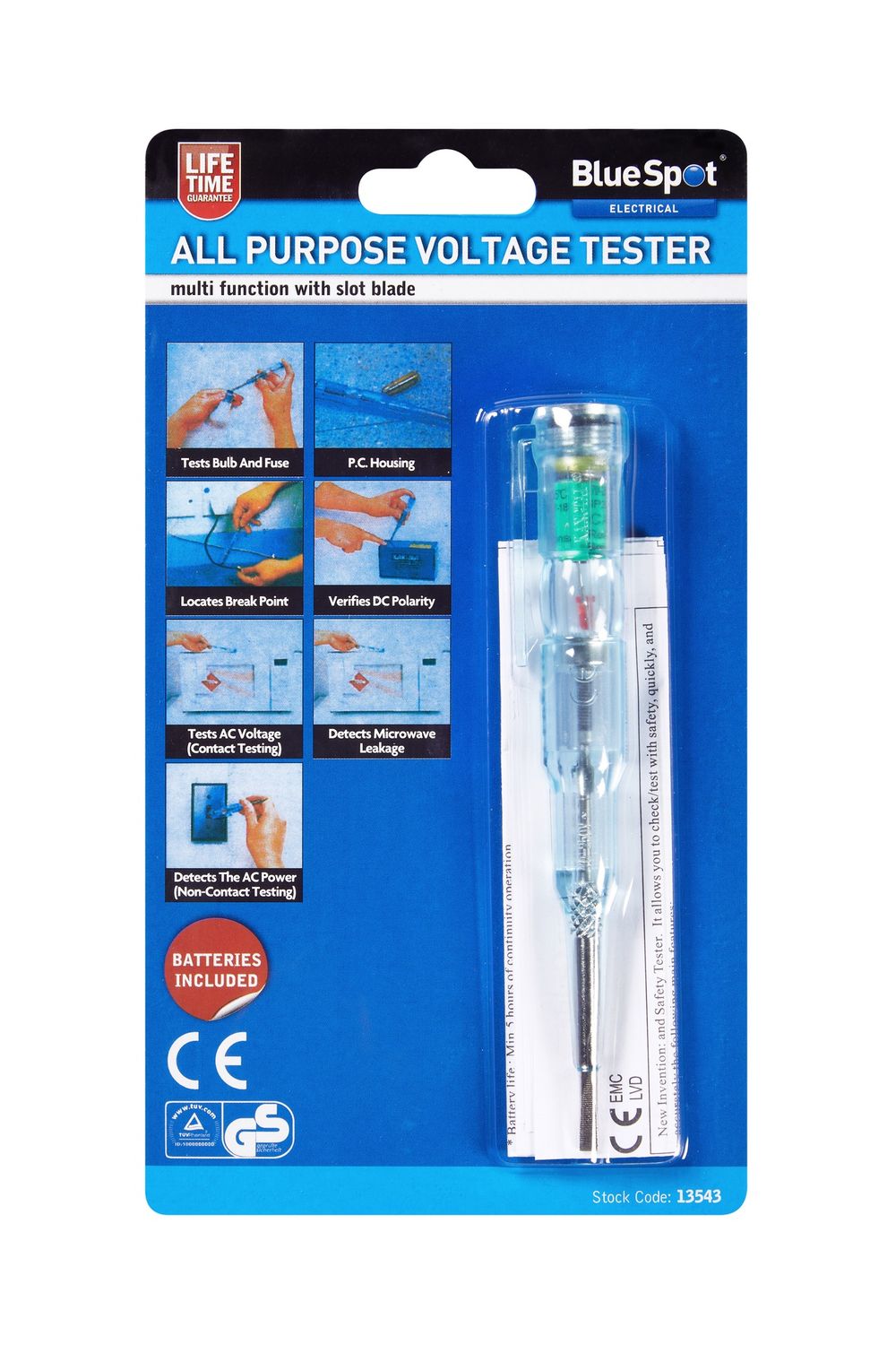 BLUESPOT ALL PURPOSE VOLTAGE TESTER