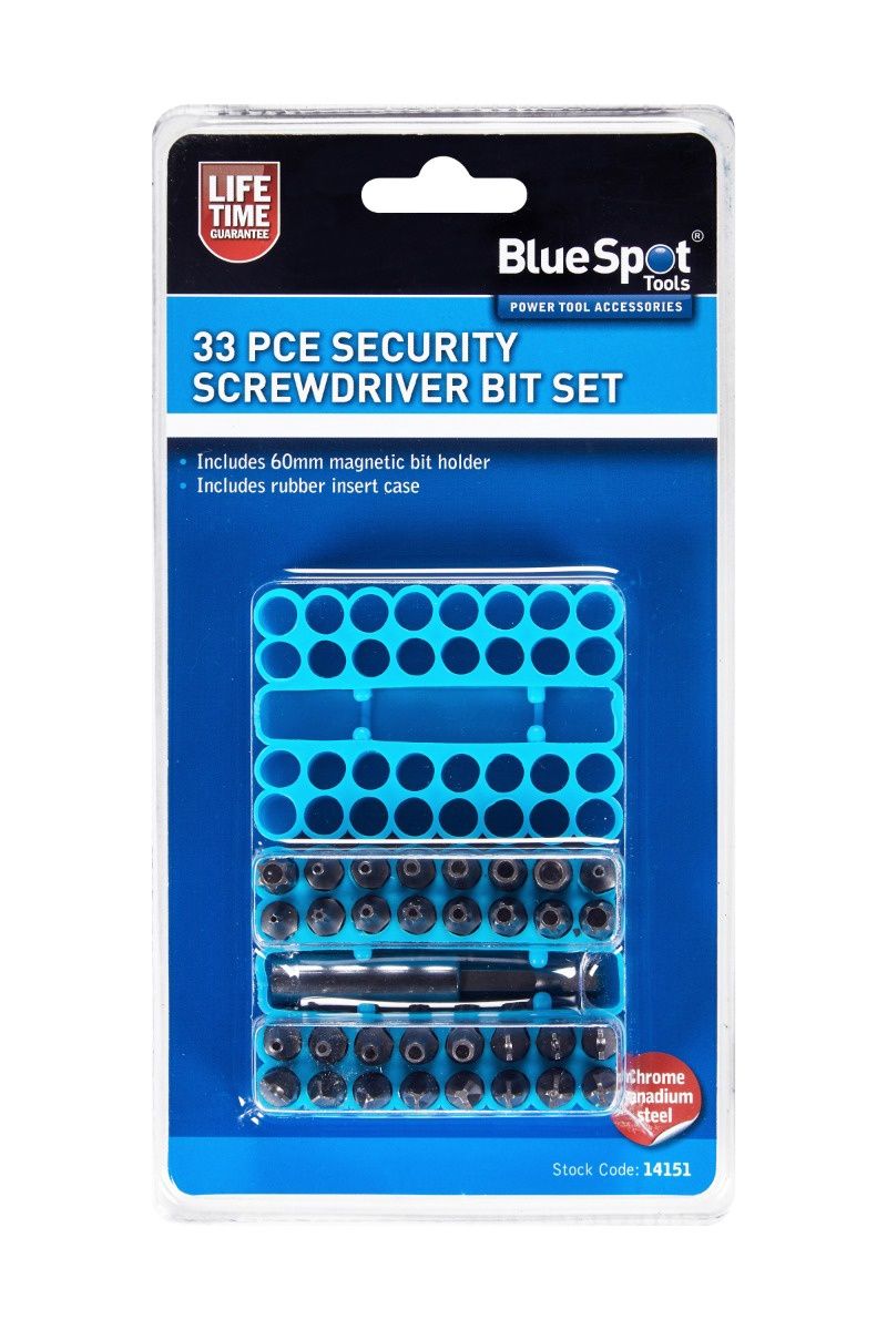 33 PCE SECURITY SCREWDRIVER BIT SET