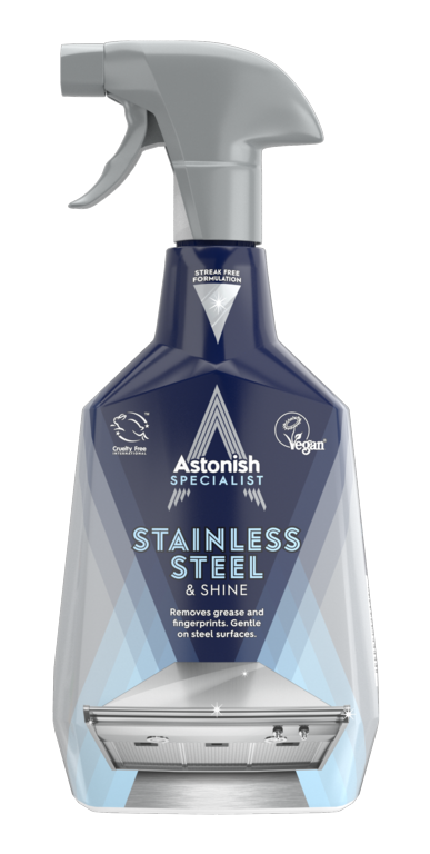ASTONISH STAINLESS STEEL CLEANER 750ML