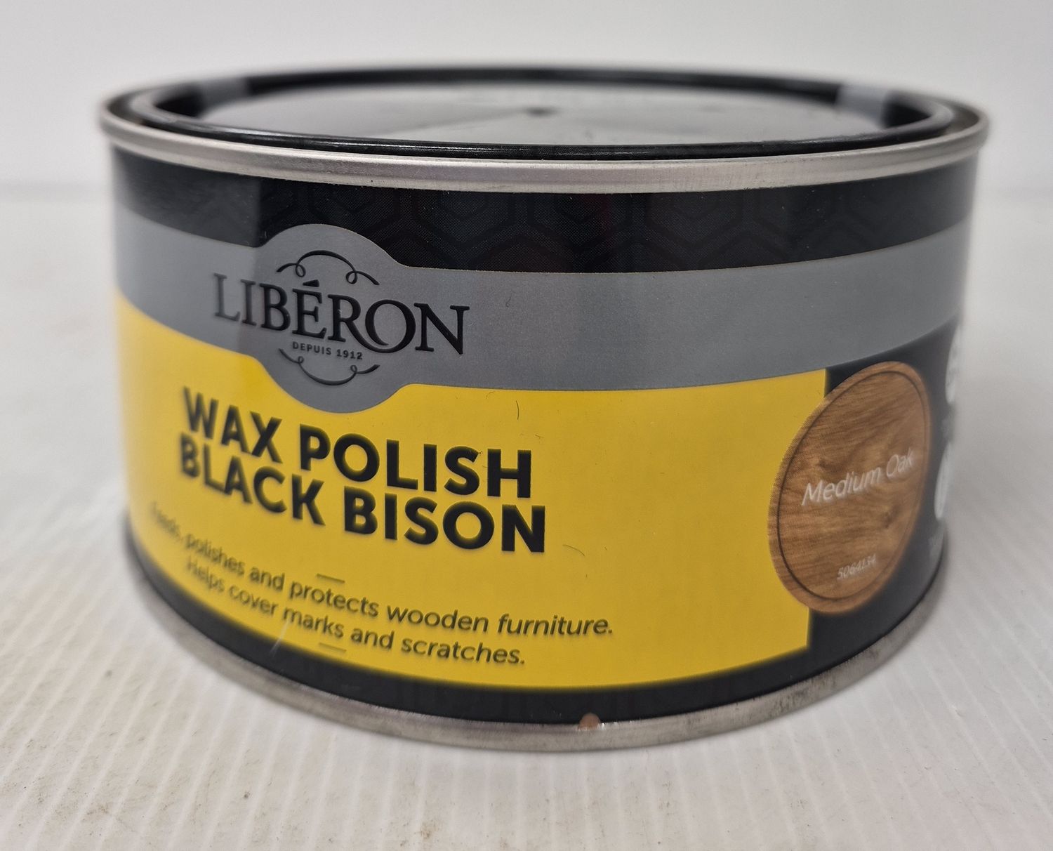 BLACK BISON PASTE WAX MED OAK 500ML