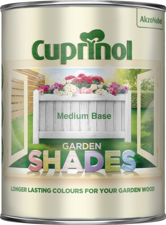 CUPRINOL GARDEN SHADES MED BASE 1LT