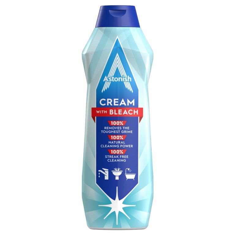 ASTONISH CREAM CLEANER BLEACH 500ML
