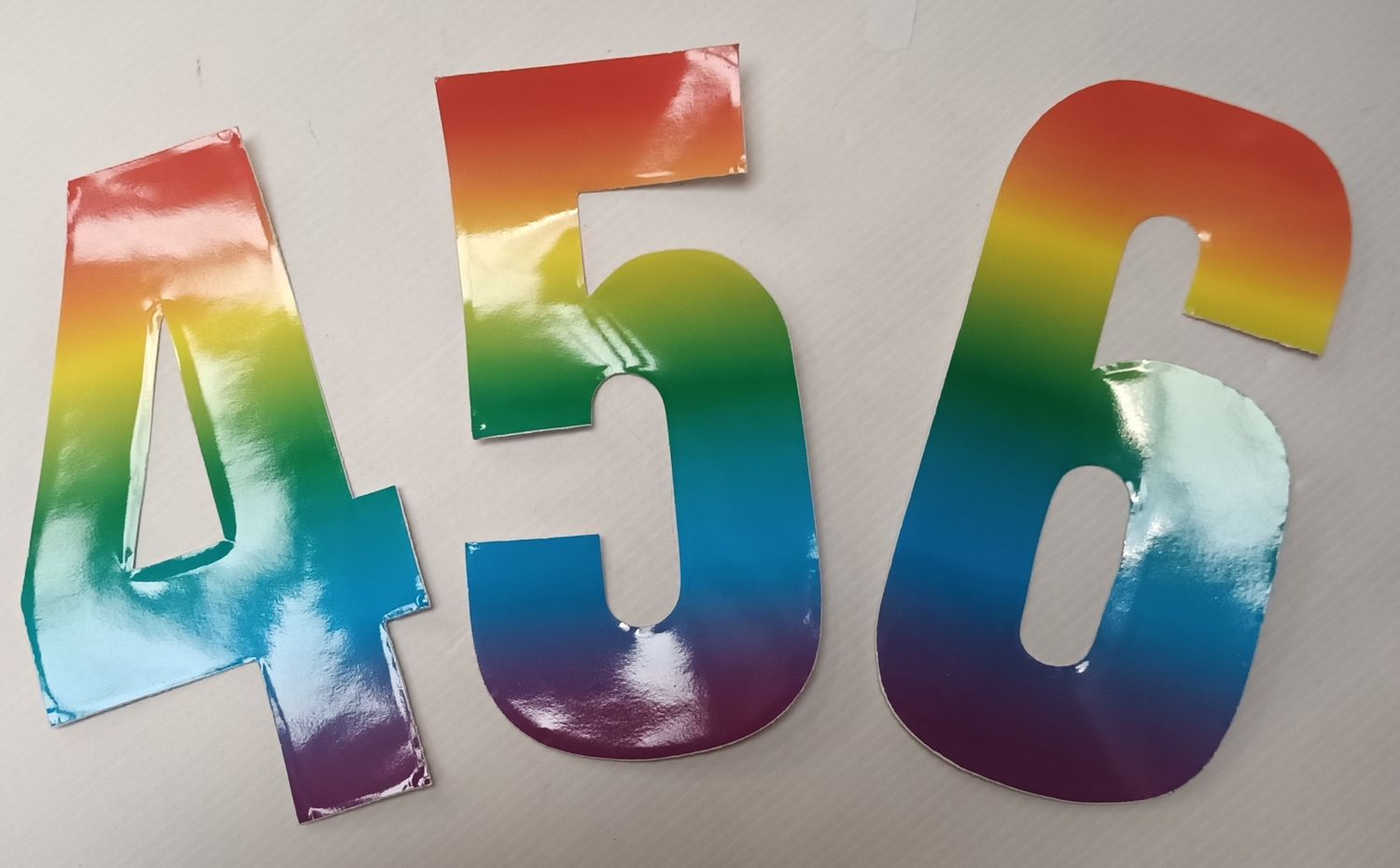 WHEELIE BIN NUMBERS RAINBOW