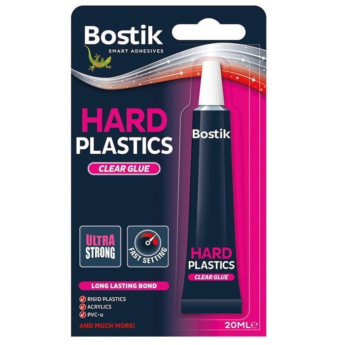 BOSTIK HARD PLASTIC ADHESIVE 20ML