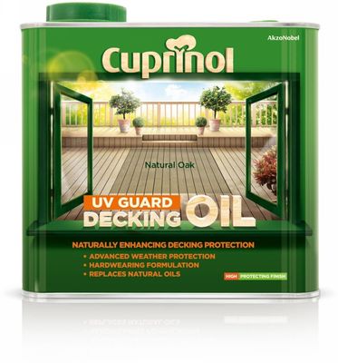 CUPRINOL DECKING OIL NATURAL OAK 2.5L