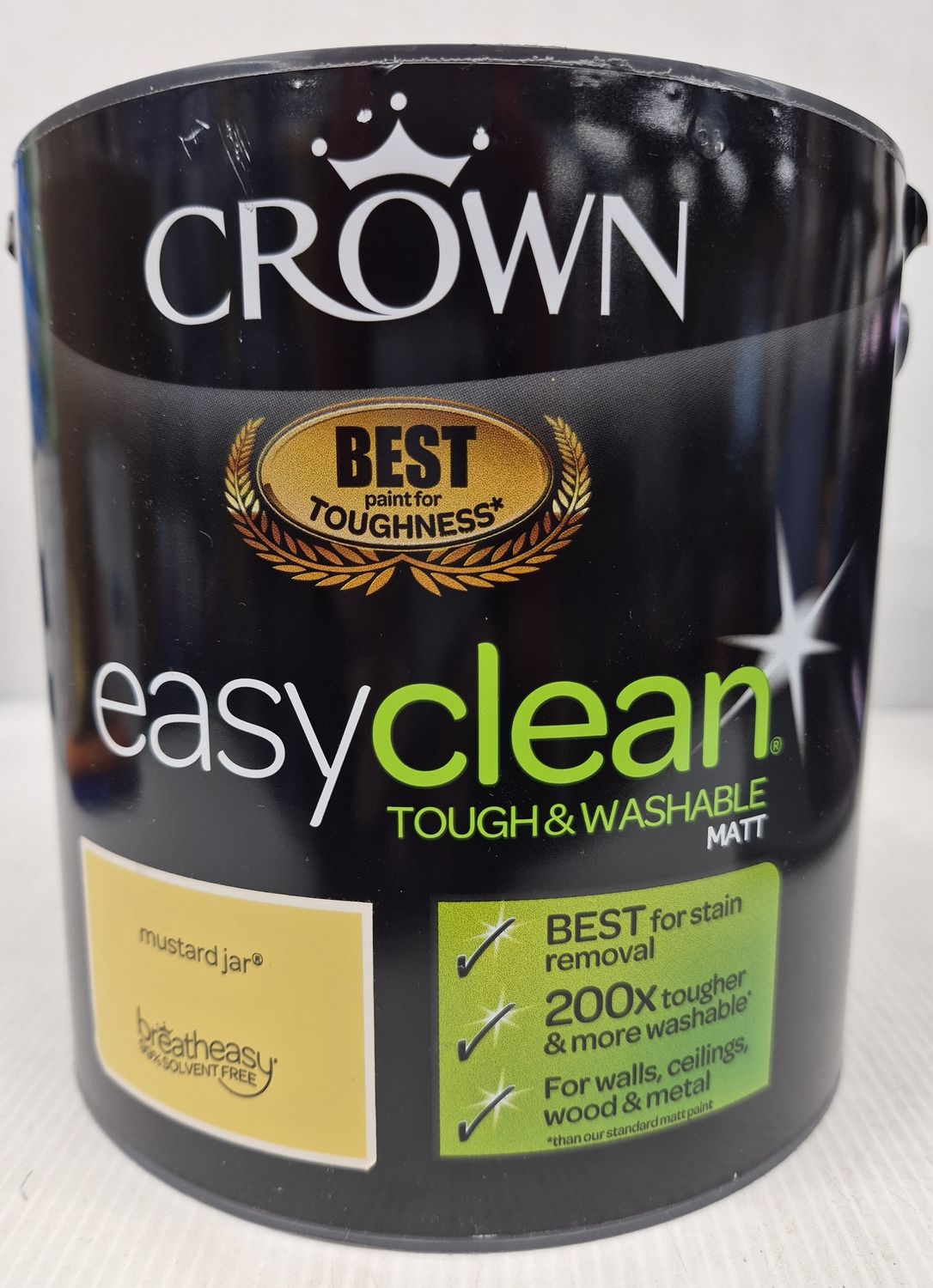 CROWN EASYCLEAN MUSTARD JAR 2.5LT