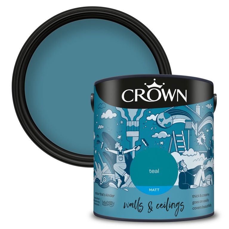 CROWN MATT TEAL 2.5L